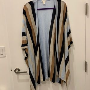 H&M Striped Kimono